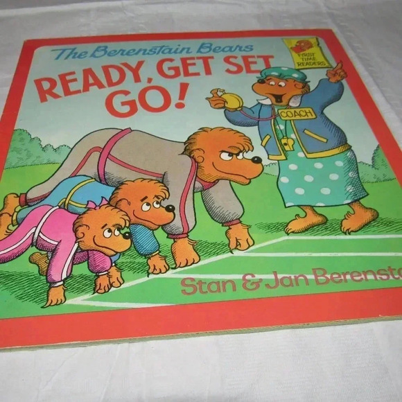 The Berenstain Bears READY, GET SET GO! Color Illustrated Paperback Kids Book - Picture 1 of 3
